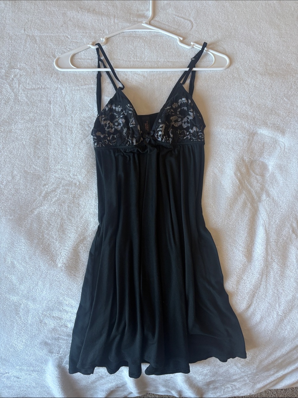 Victoria Secret vintage black slip dress